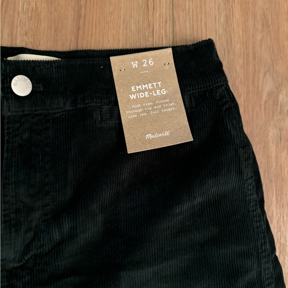NWT Madewell The Emmett Wide-Leg Pant in Corduroy: Welt Pocket Edition - Picture 10 of 11